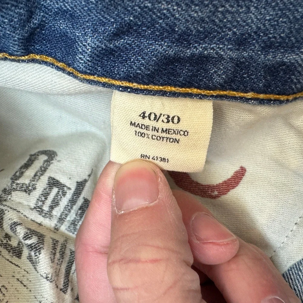 Polo Ralph Lauren Jeans Mens 40/28 Blue Classic Western Workwear